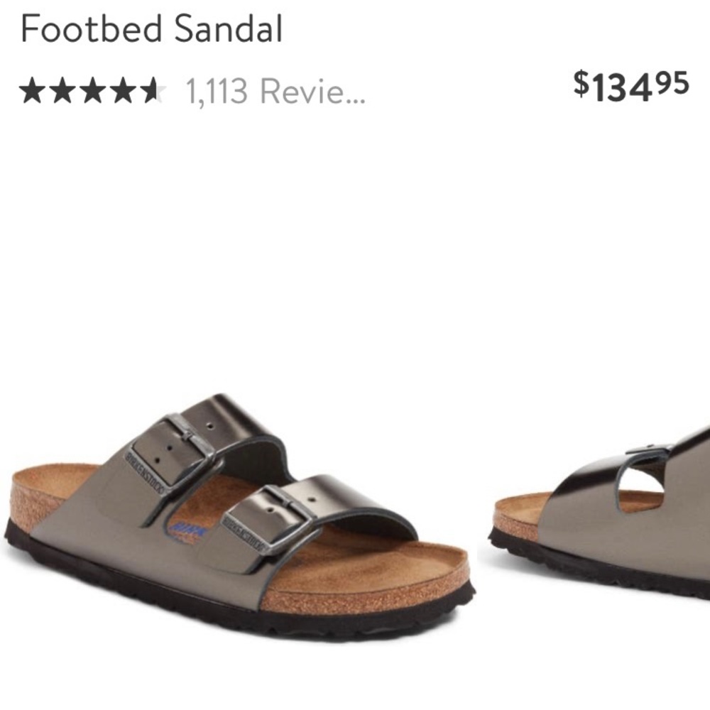 Birkenstock Metallic Anthracite